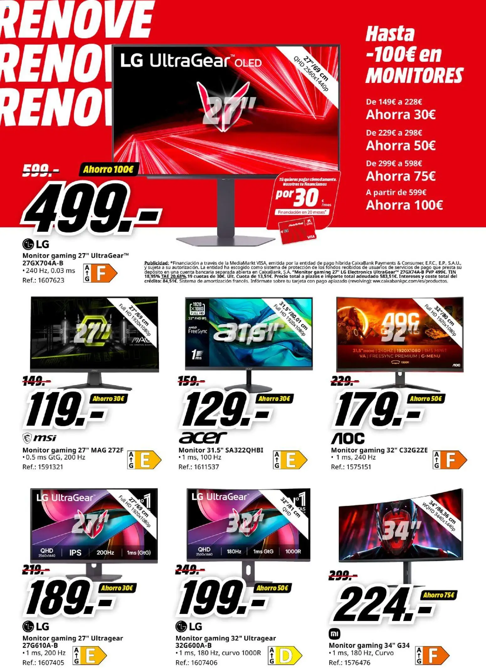 Media Markt folleto │ válido desde el 29.04.2026 | Página: 13 | Productos: Monitor