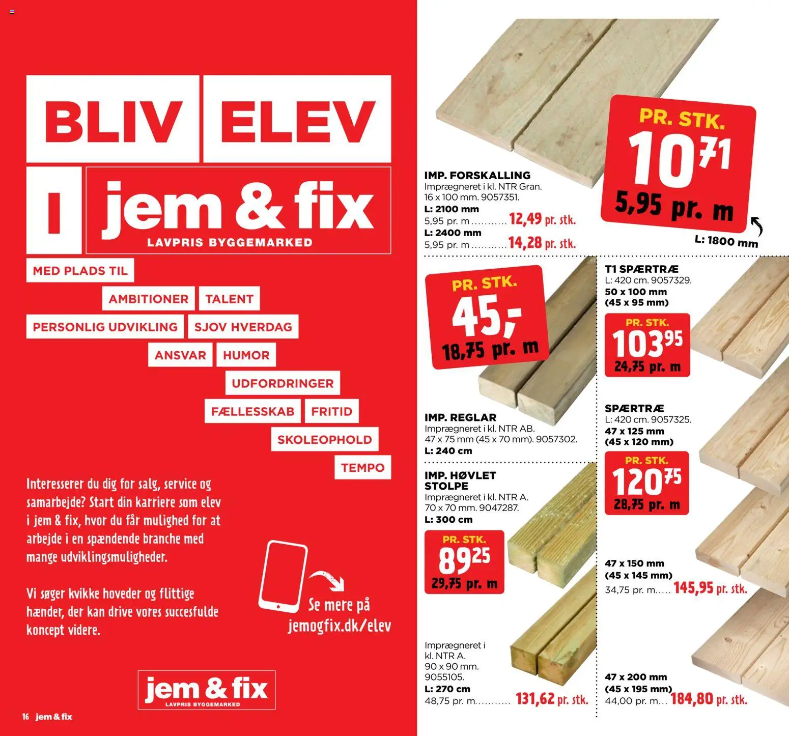 Jem & fix tilbudsavis – gyldig fra 02/08/2026 | Side: 16 | Produkter: Søm