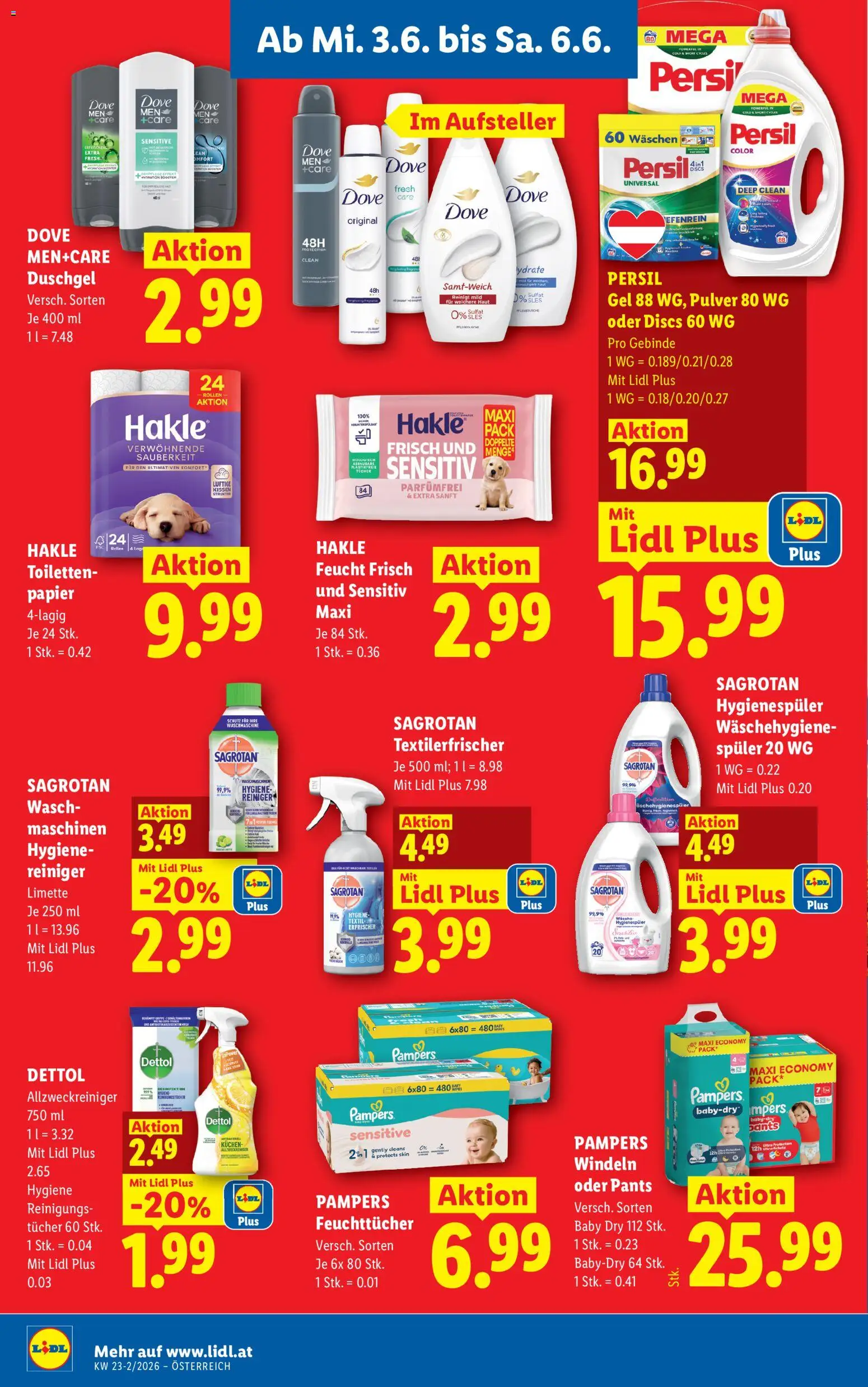 Lidl Flugblatt - Oberpullendorf, Güssing, Oberwart gültig ab 03.06.2026 | Seite: 14 | Produkte: Limette, Waschmaschine, Kissen, Duschgel