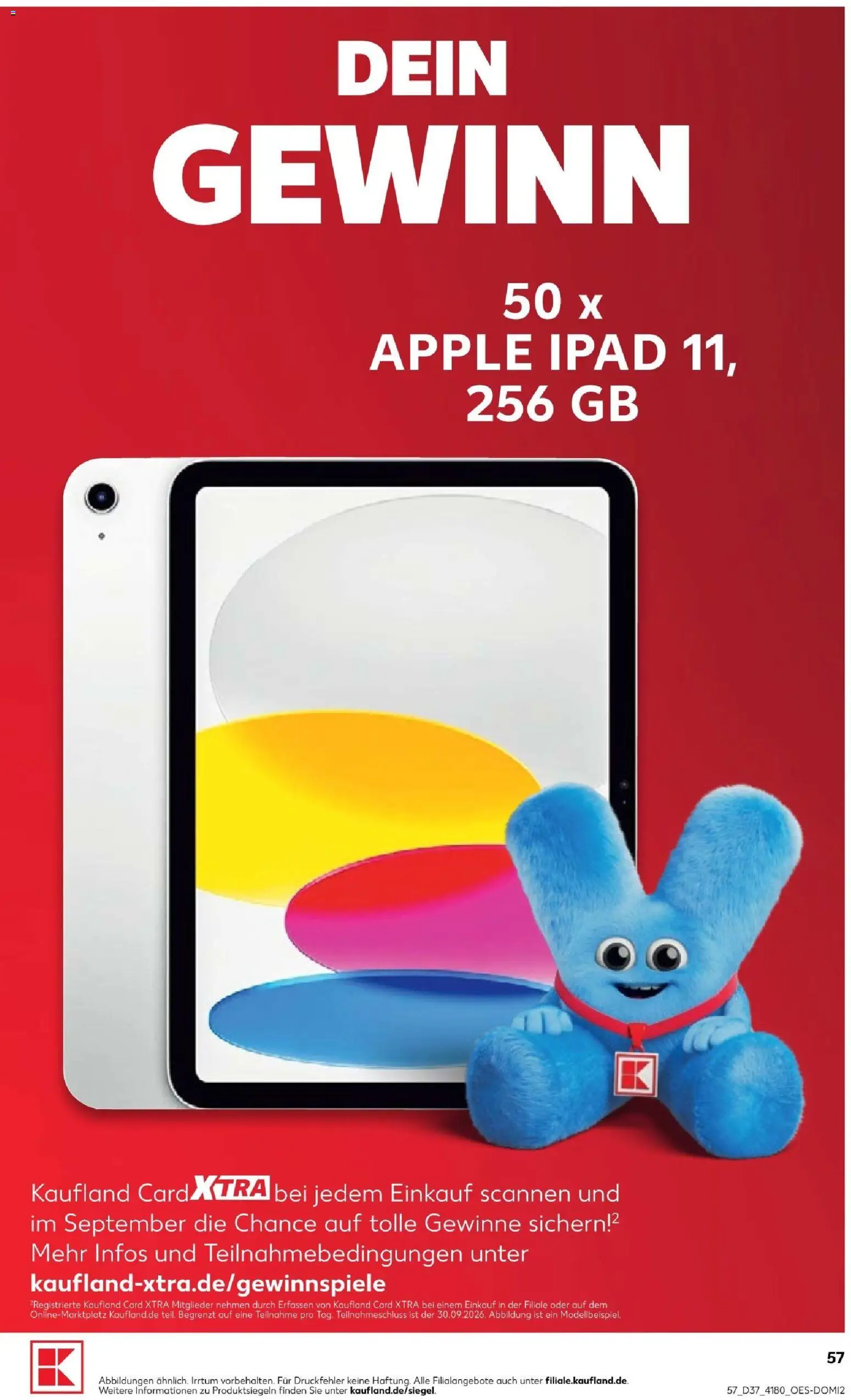 Kaufland Prospekt – gültig ab 10.09.2026 | Seite: 57 | Produkte: Ipad, Apple