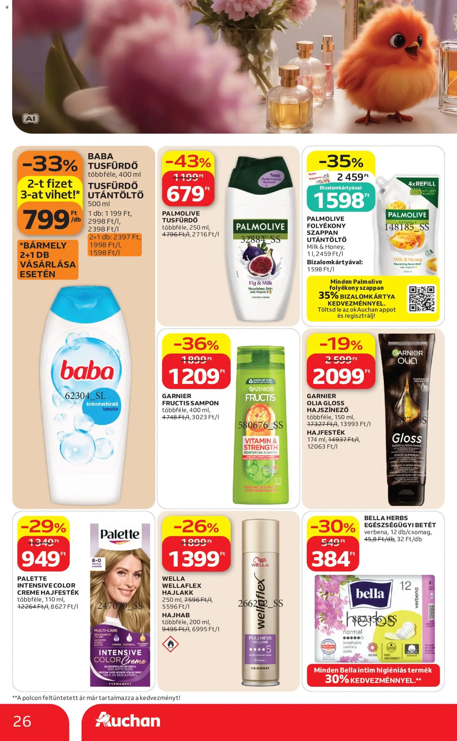 Auchan akciós ujság - amely érvényes a következő dátumtól: 2026.09.24. | Oldal: 26