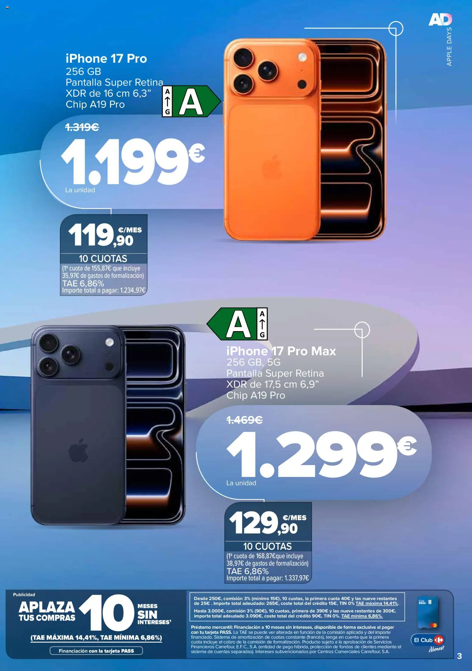 Carrefour Apple Days │ válido desde el 26/08/2026 | Página: 3 | Productos: Smartphone, Apple, Iphone