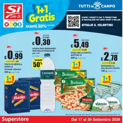 Anteprima del volantino Sì con Te volantino Superstore valido a partire dal 17/09/2026