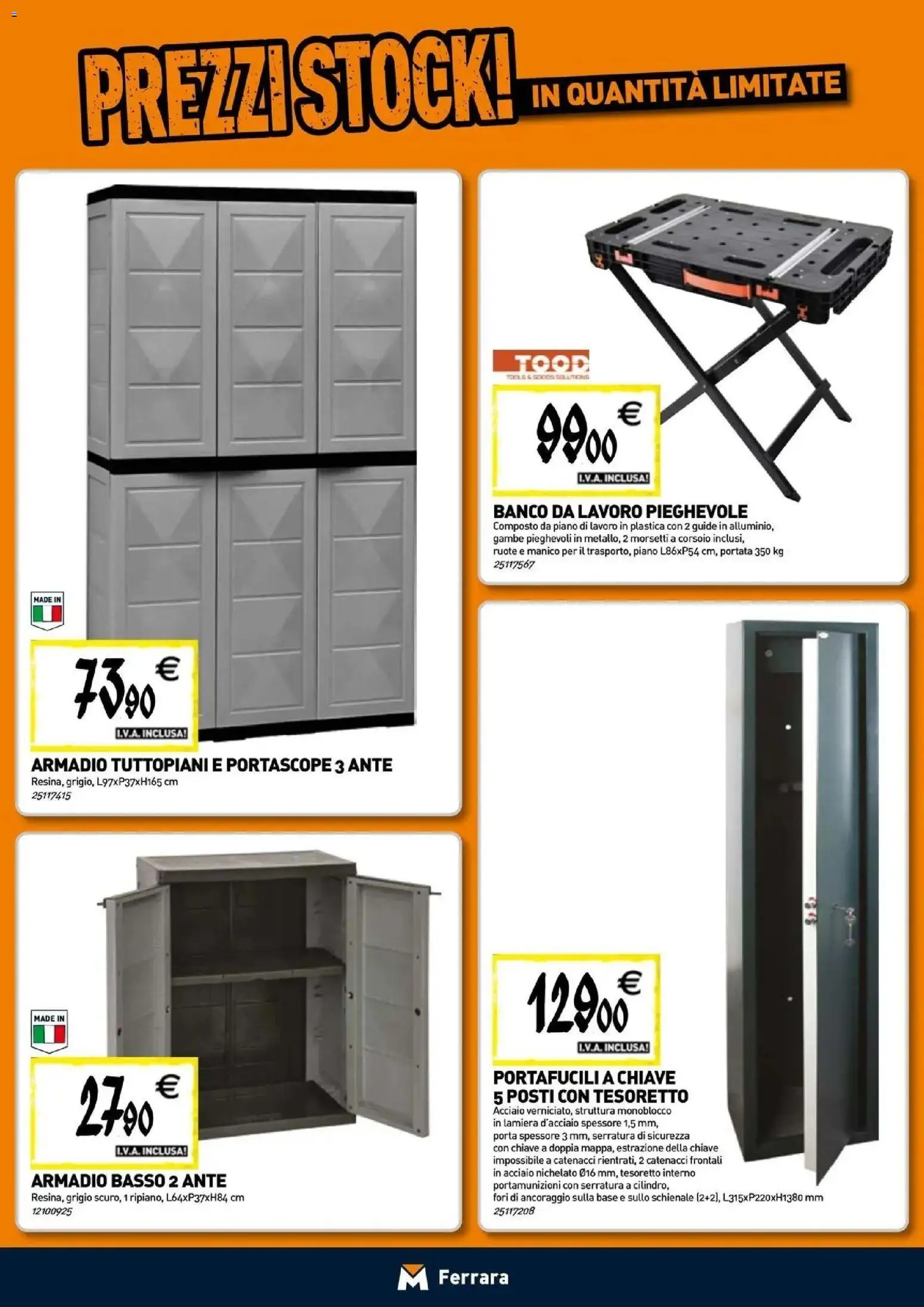Nuovo TECNOMAT catalogo Ferrara dal 24/09/2026 > offerte anteprima 🛍️ | Pagina: 19 | Prodotti: Porta, Basso, Armadio, Doccia