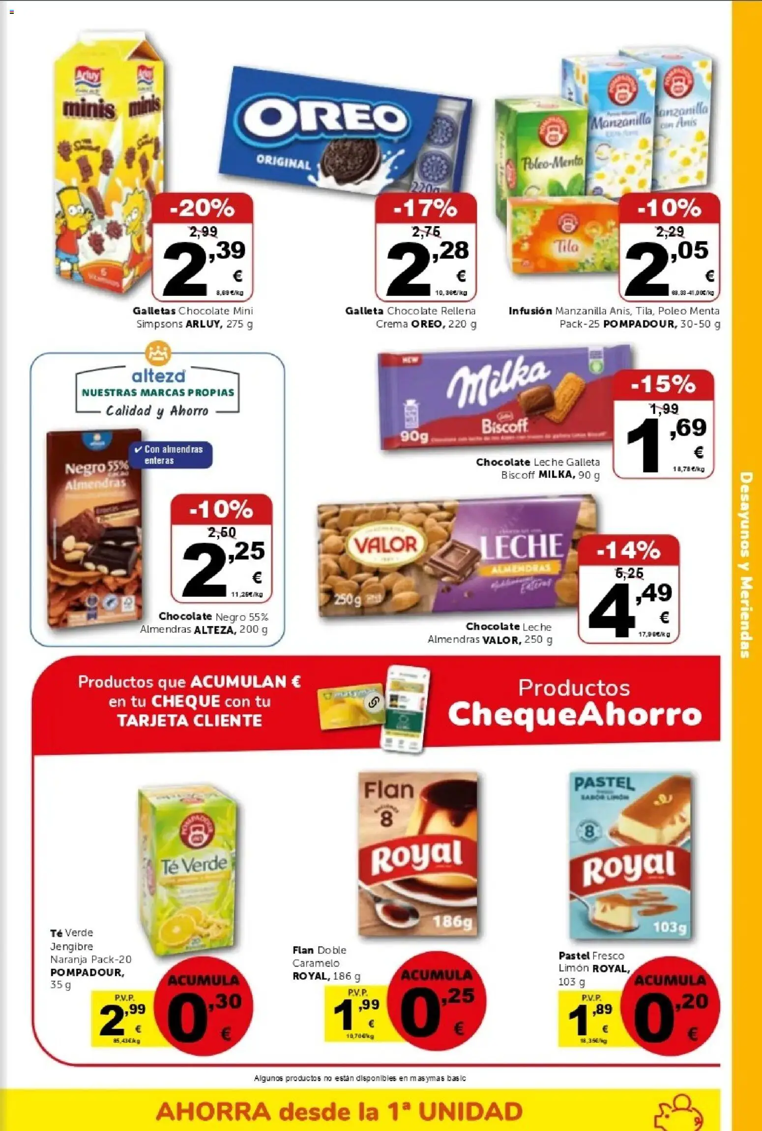 Masymas folleto │ válido desde el 22.05.2026 | Página: 11 | Productos: Chocolate, Crema, Té, Galletas