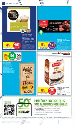 Intermarché - Prévisualisation de CAPSULES DE CAFÉ CAPPUCCINO EXTRA CREMA NESCAFÉ DOLCE GUSTO, x 16 - soit 186,4 g valide à partir de 09.06.2026 | Page: 12