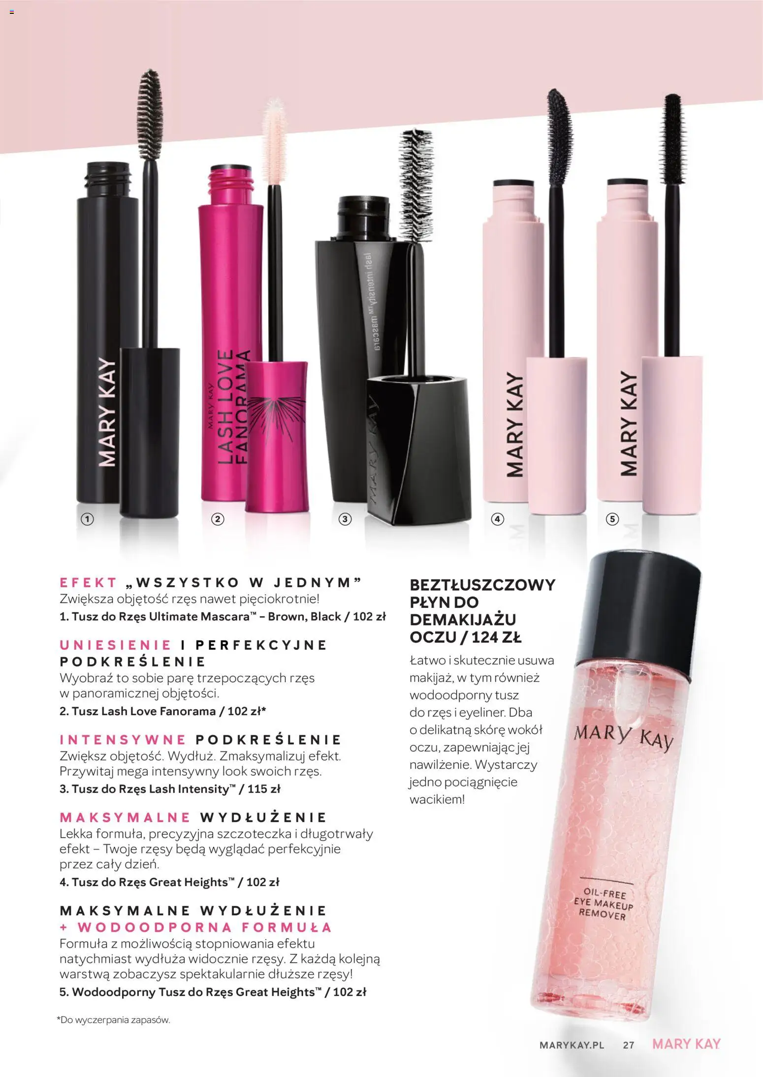 Mary Kay Katalog od 16.04.2026 | Strona: 27 | Produkty: Tusz do rzęs