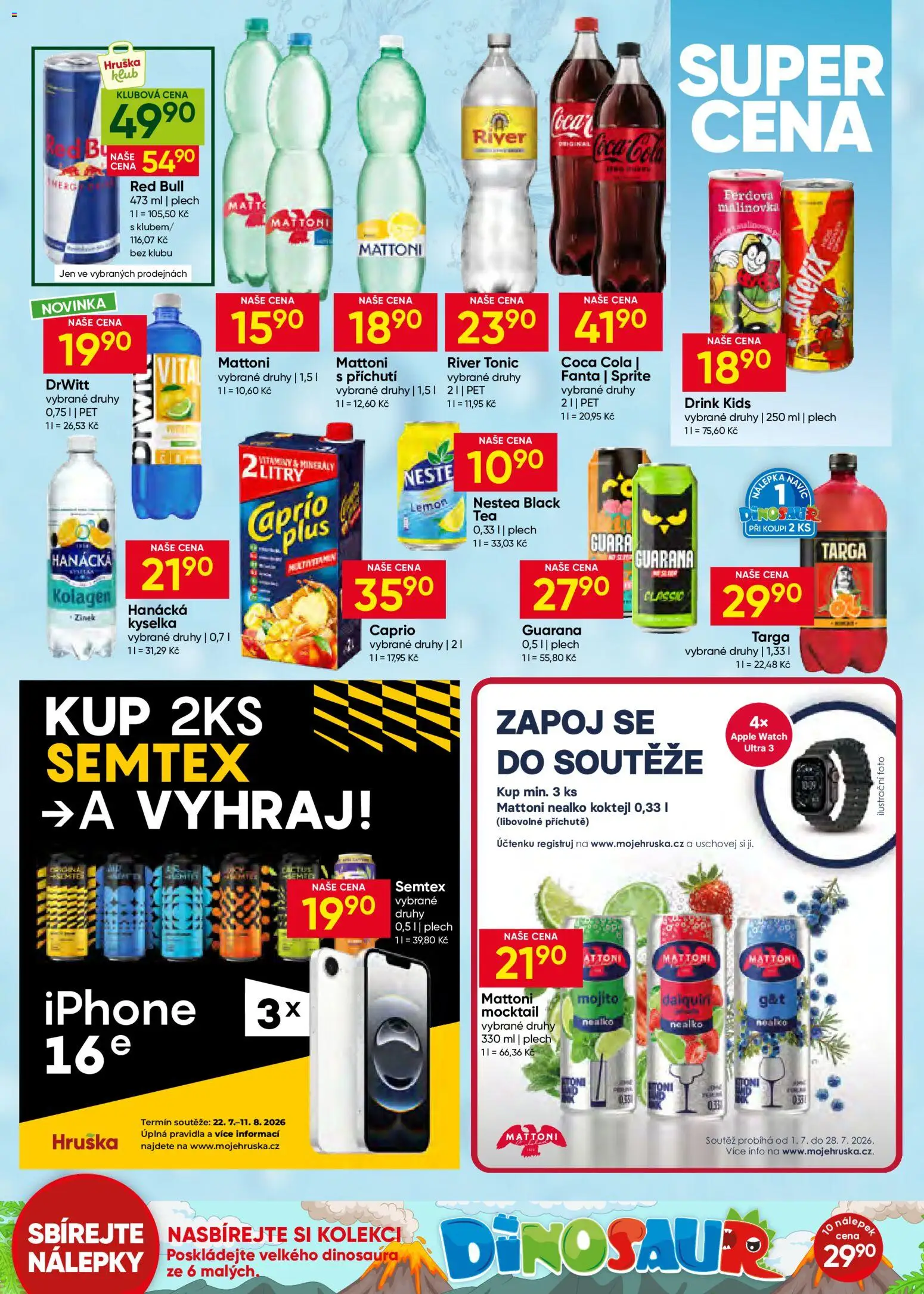 Hruška leták od 22.07.2026 | Strana: 9 | Produkty: Vitamíny, Tonic, Mojito, Semtex
