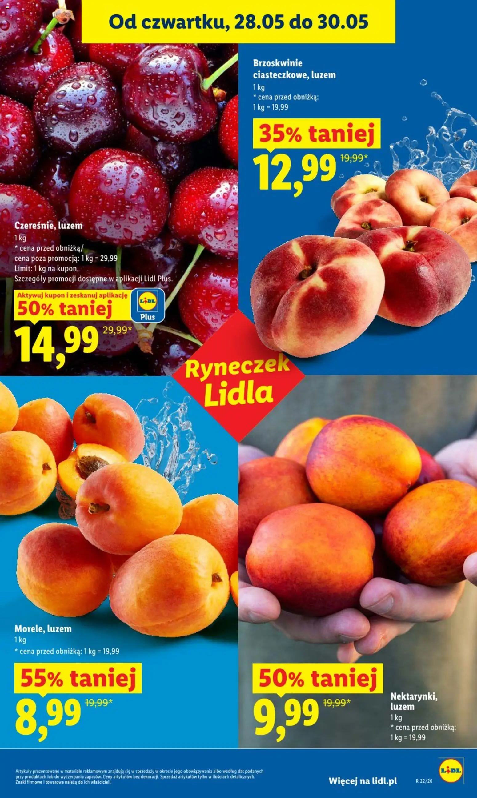 Lidl gazetka od 28.05.2026 | Strona: 39 | Produkty: Brzoskwinie