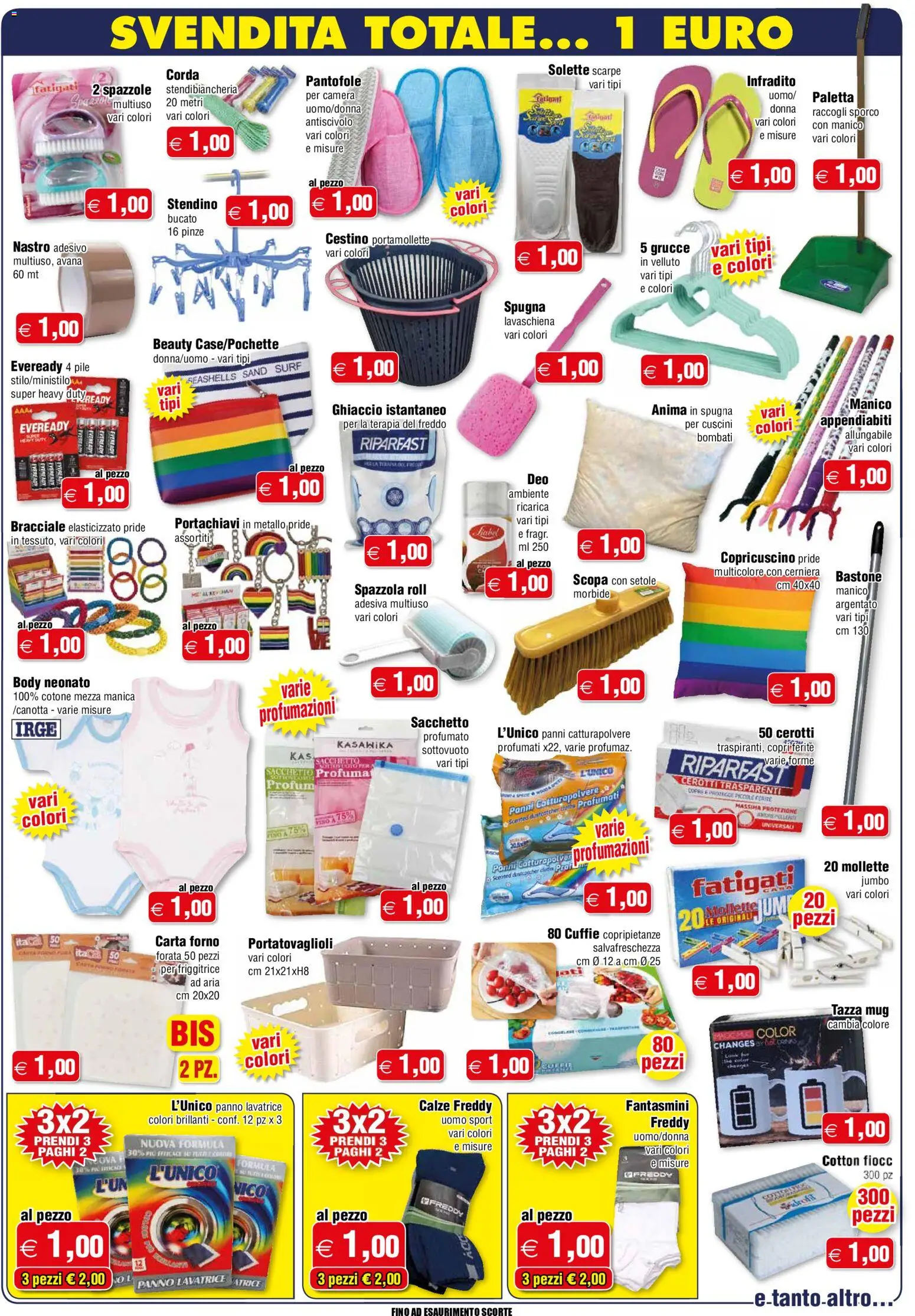 Volantino Magazzini Smart del 22/09/2026 | Pagina: 3 | Prodotti: Scopa, Nastro adesivo, Carta forno, Grucce