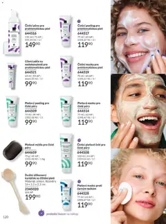 Náhled letáku Avon Katalog 07/2026 od 01.07.2026 | Strana: 120 | Produkty: Pleťová maska, Mýdlo, Maska, Peeling