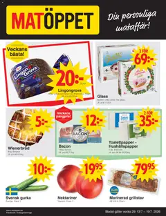 Matöppet erbjudanden - Förhandsvisning av reklamblad från butik Matöppet aktuell från 13/07/2026