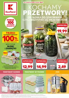 Náhled letáku Kaufland Polsko leták - Kochamy przetwory od 09.07.2026