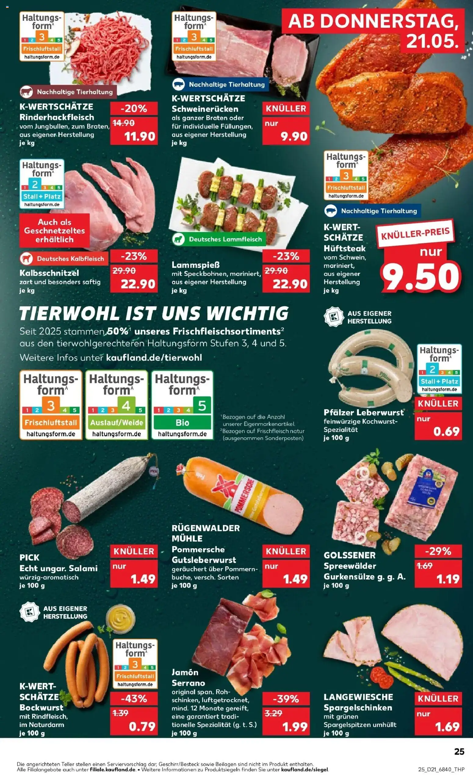 Kaufland Prospekt Oldenburg – gültig ab 18.05.2026 | Seite: 30 | Produkte: Bockwurst, Mühle, Salami, Steak