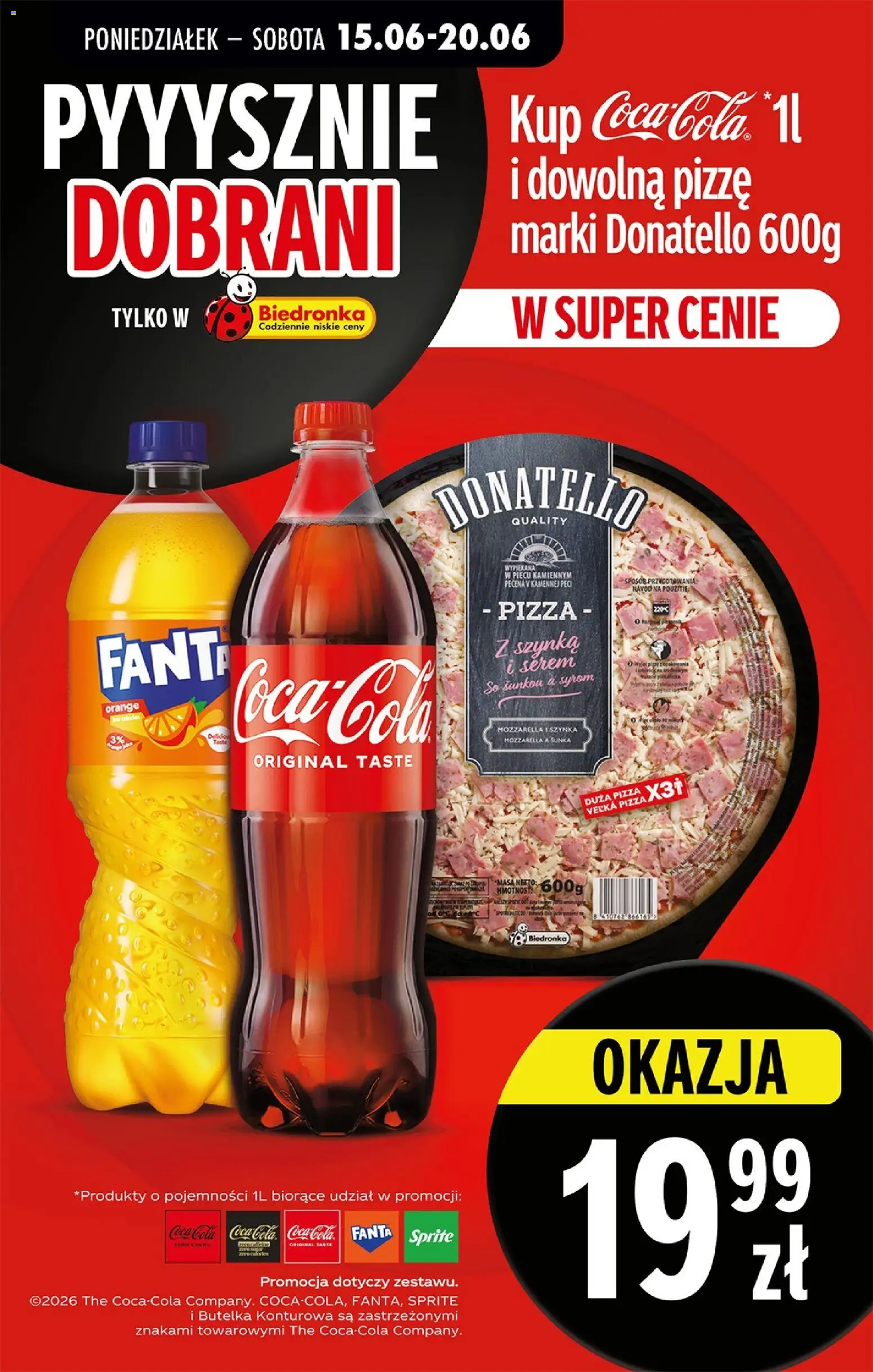 Biedronka Polsko leták od 15.06.2026 | Strana: 71 | Produkty: Pizza, Fanta, Sprite, Cola