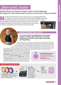 Toom Baumarkt Wände streichen und tapezieren ab 01.01.2026 gültig | Seite: 23 | Produkte: Sideboard, Sofa, Schrank, Video