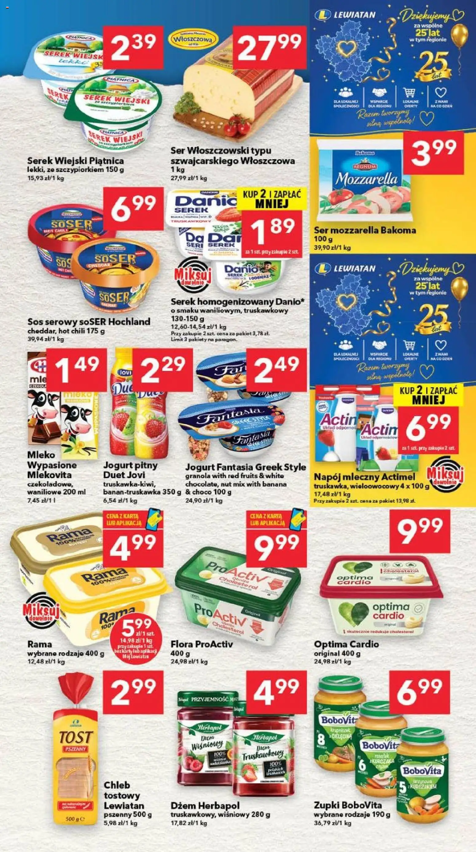 Lewiatan gazetka - Bydgoszcz od 24.09.2026 | Strona: 3 | Produkty: Chili, Granola, Napój mleczny, Jogurt
