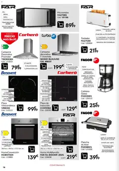 Vista previa Conforama Quincena top válido desde el 10/09/2026 | Página: 16 | Productos: Café, Lavavajillas, Cafetera, Bandeja