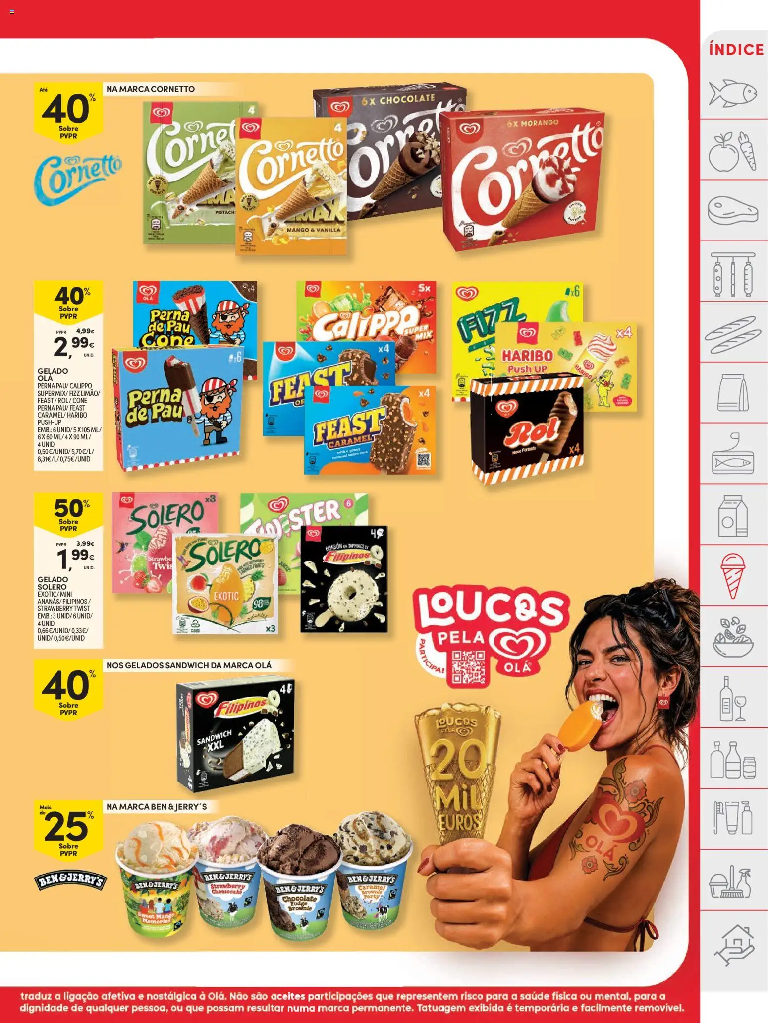Continente folheto │ válido de 04/08/2026 | Página: 35 | Produtos: Filipinos, Gelado, Chocolate