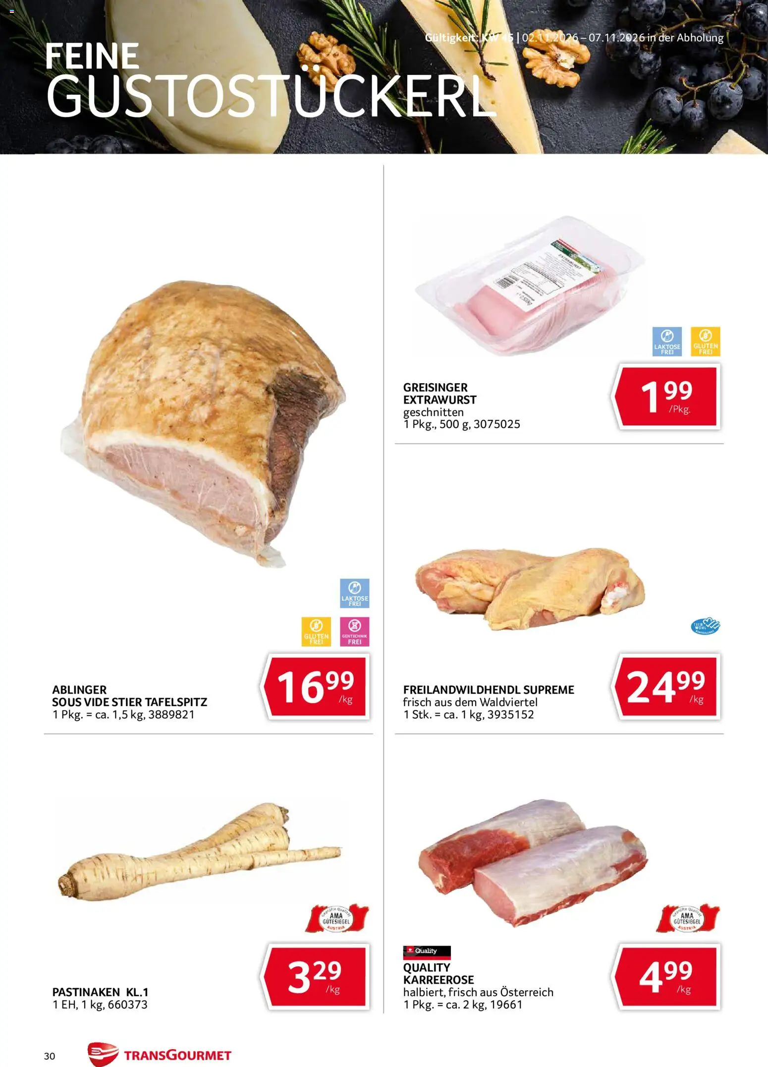Transgourmet Abhol Aktion gültig ab 02.11.2026 | Seite: 30