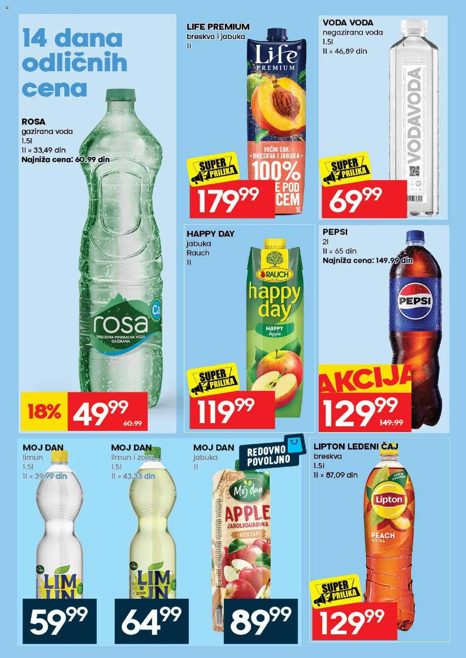 Idea katalog - važi od 31.08.2026 | Strana: 48 | Proizvode: Voda, Sok, Breskva, Pepsi