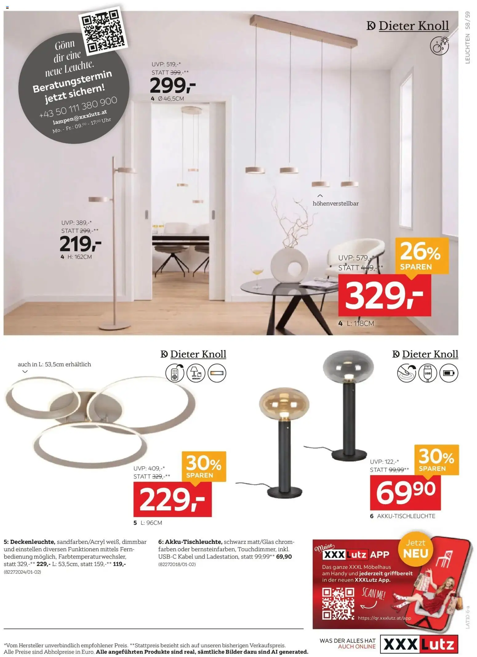 XXXLutz Hauptprospekt von 29.09.2026 - Aktuelle Angebote | Seite: 59 | Produkte: Uhr, Kabel