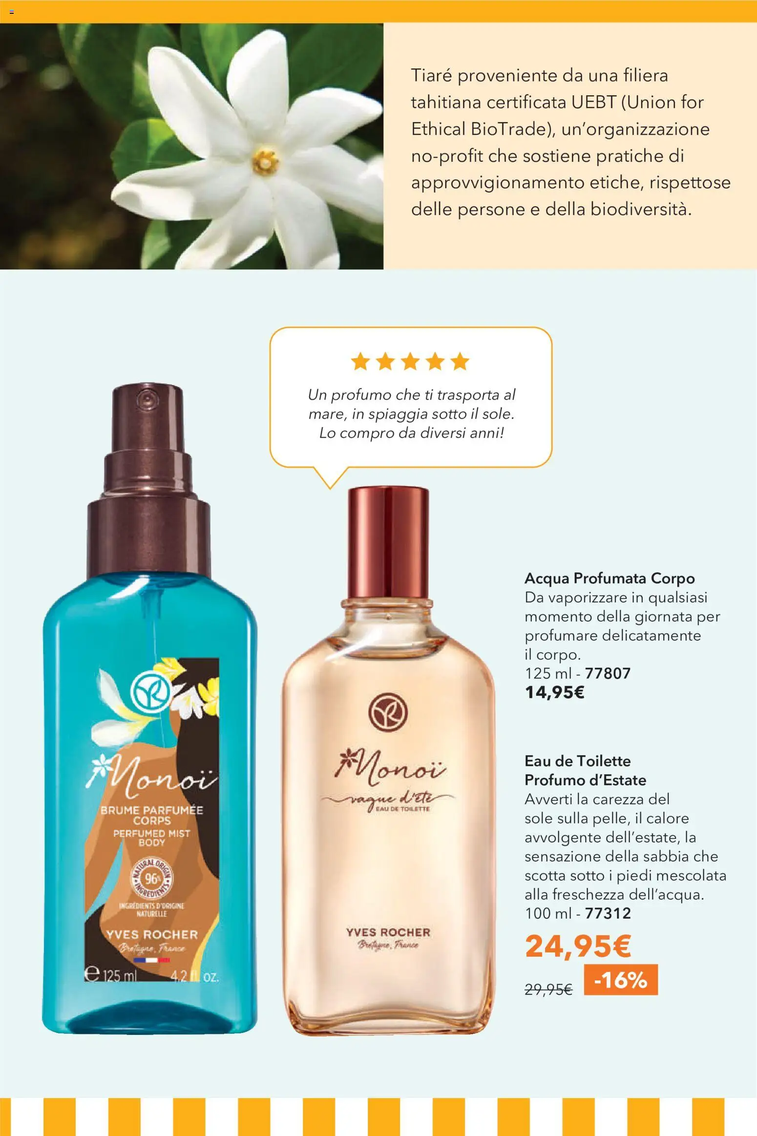 Volantino Yves Rocher del 04.06.2026 | Pagina: 6 | Prodotti: Acqua, Profumo