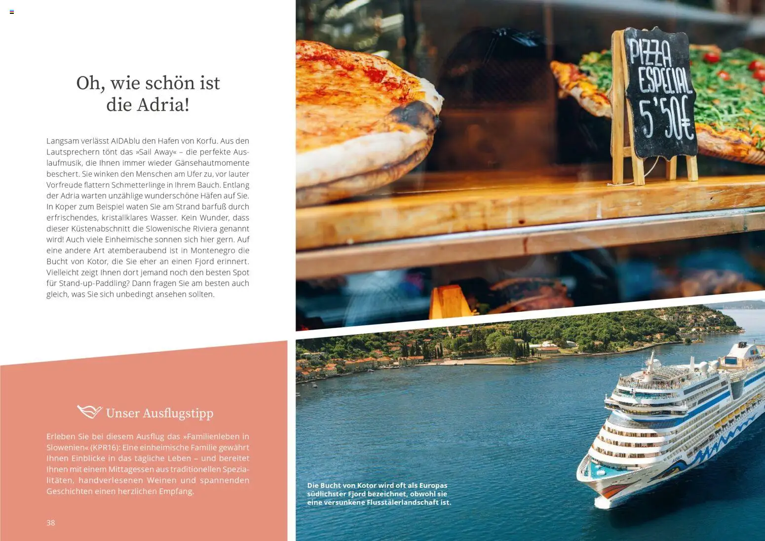 Aida AIDAselection – gültig ab 01.04.2026 | Seite: 38 | Produkte: Pizza