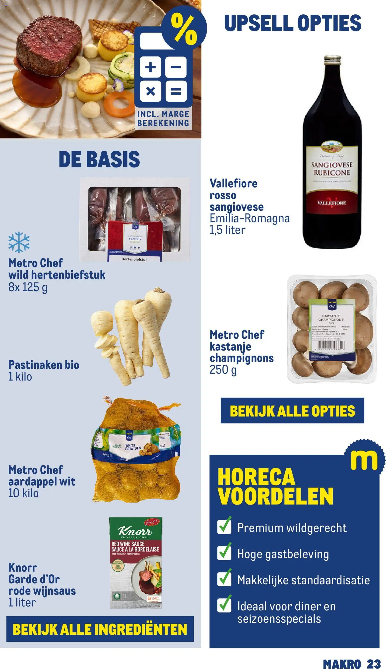 {H1} | Pagina: 23 | Producten: Aardappel, Champignons, La, Ingrediënten