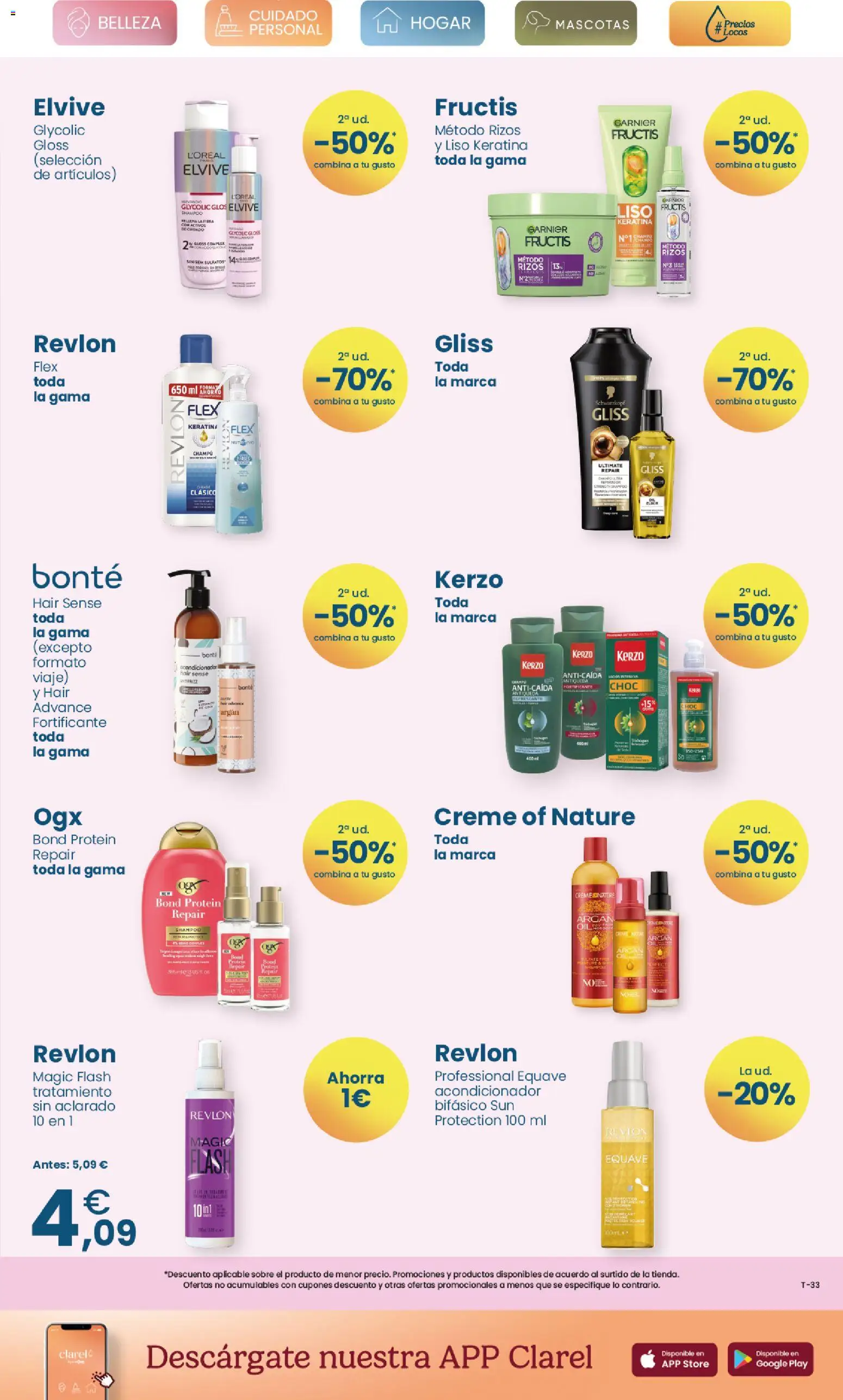 Clarel - folleto │ válido desde el 22/07/2026 | Página: 5 | Productos: Champú, Acondicionador