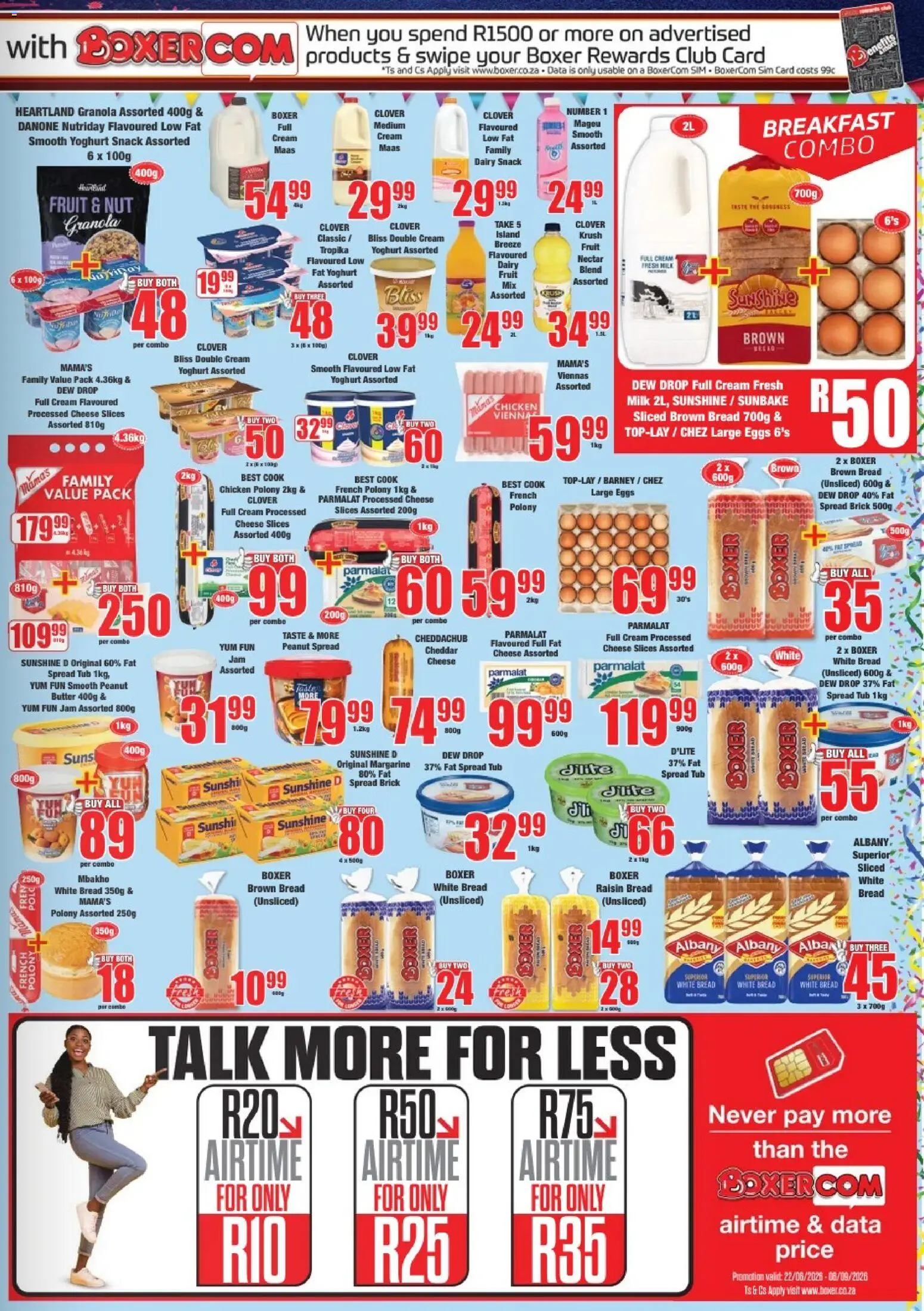 New Boxer catalogue – valid from 11/08/2026 | Page: 3 | Products: Butter, Cheese, Cheddar, Cream
