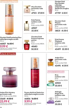 Oriflame katalog akcije – veljaven od 03.06.2026 | Stran: 38
