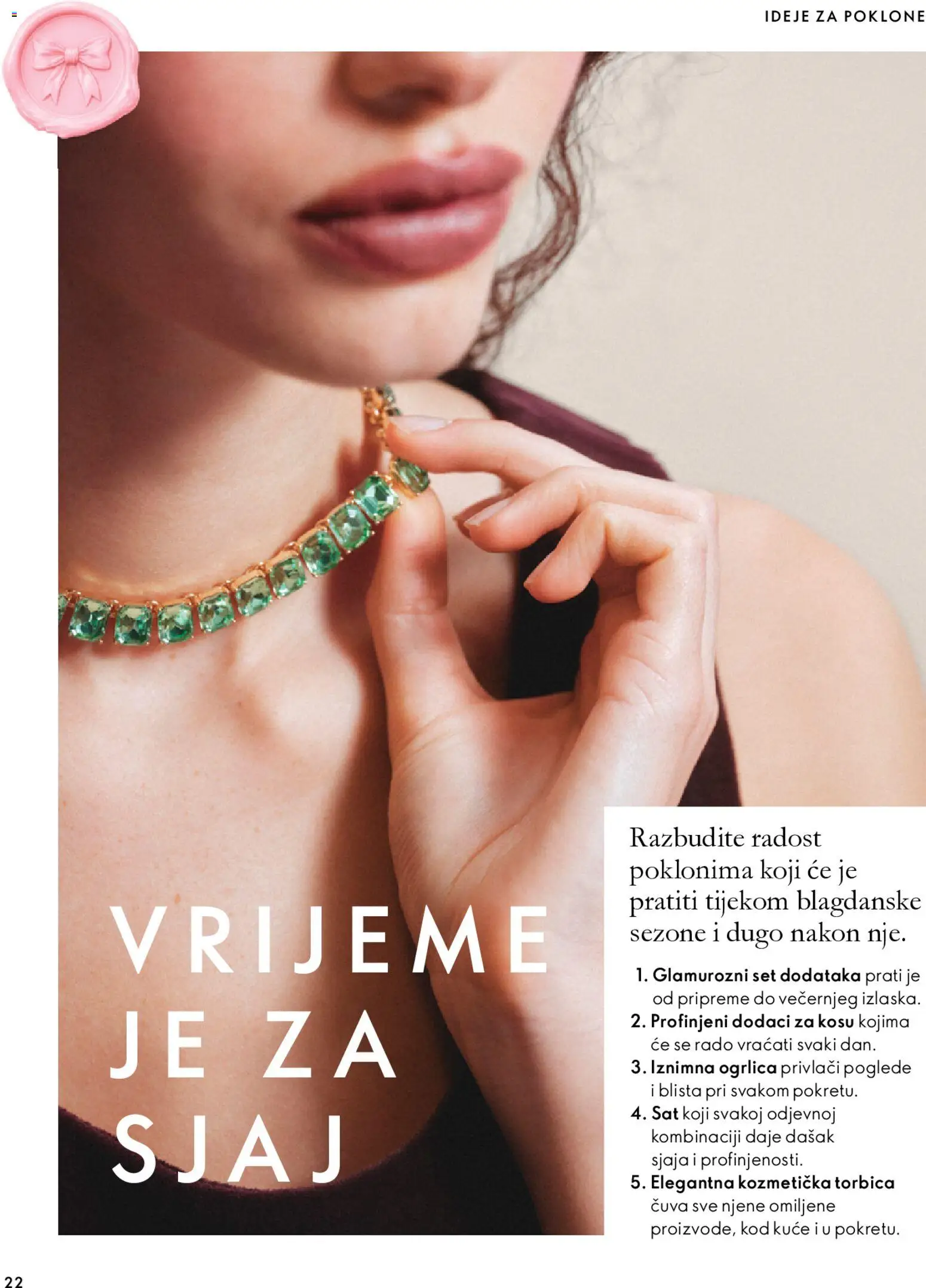 Oriflame katalog | vrijedi od 18.11.2026 | Stranica: 22 | Proizvodi: Torbica, Sat, Ogrlica