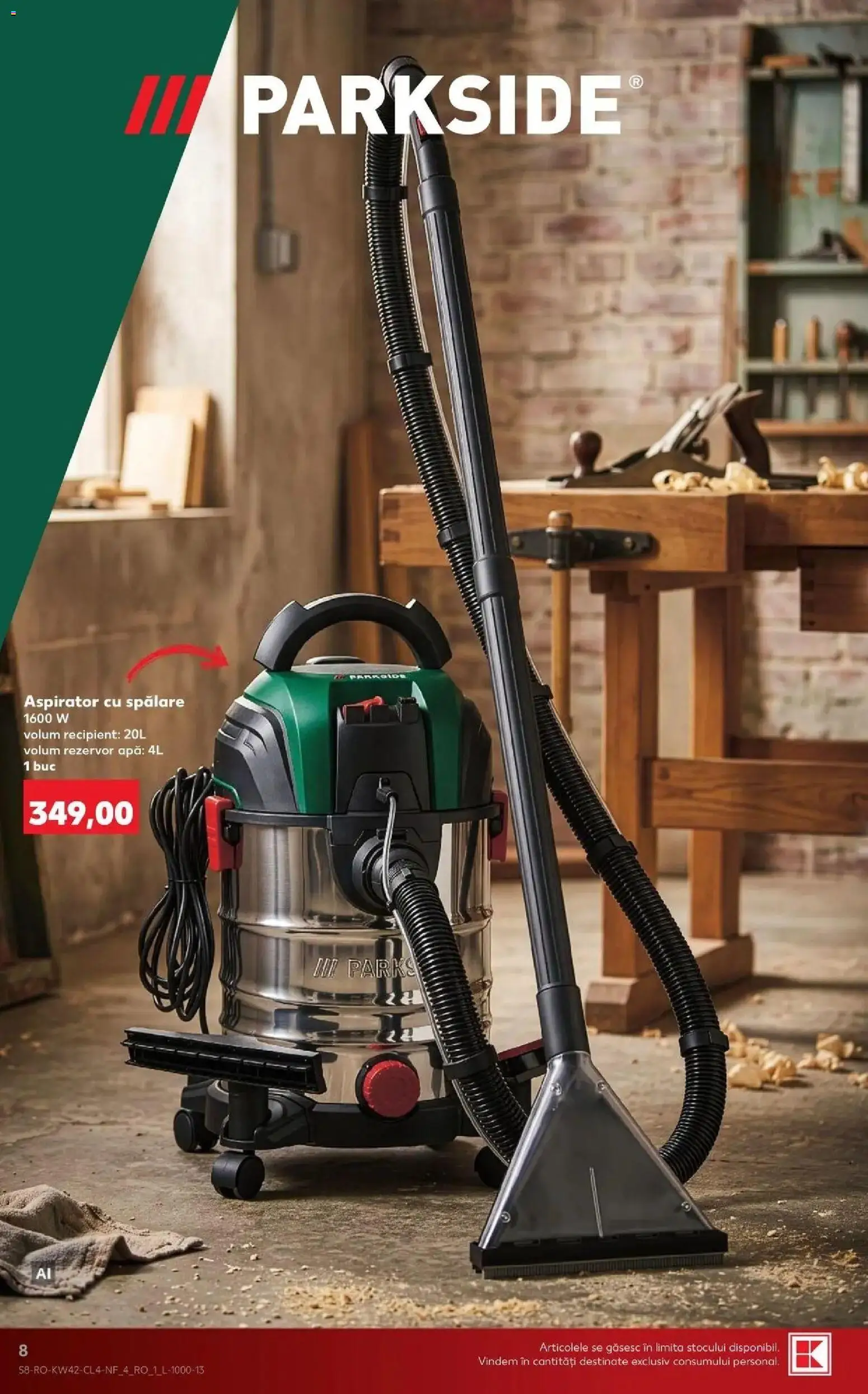 Kaufland Zalau 14.10.2026 - Revista si Oferta | Pagină: 8 | Produse: Aspirator, Parkside, Apă