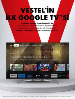 22.05.2025 tarihinden itibaren geçerli olan Vestel kataloğu önizlemesi | Sayfa: 6 | Ürünler: Kitaplık, Döner, TV, Video