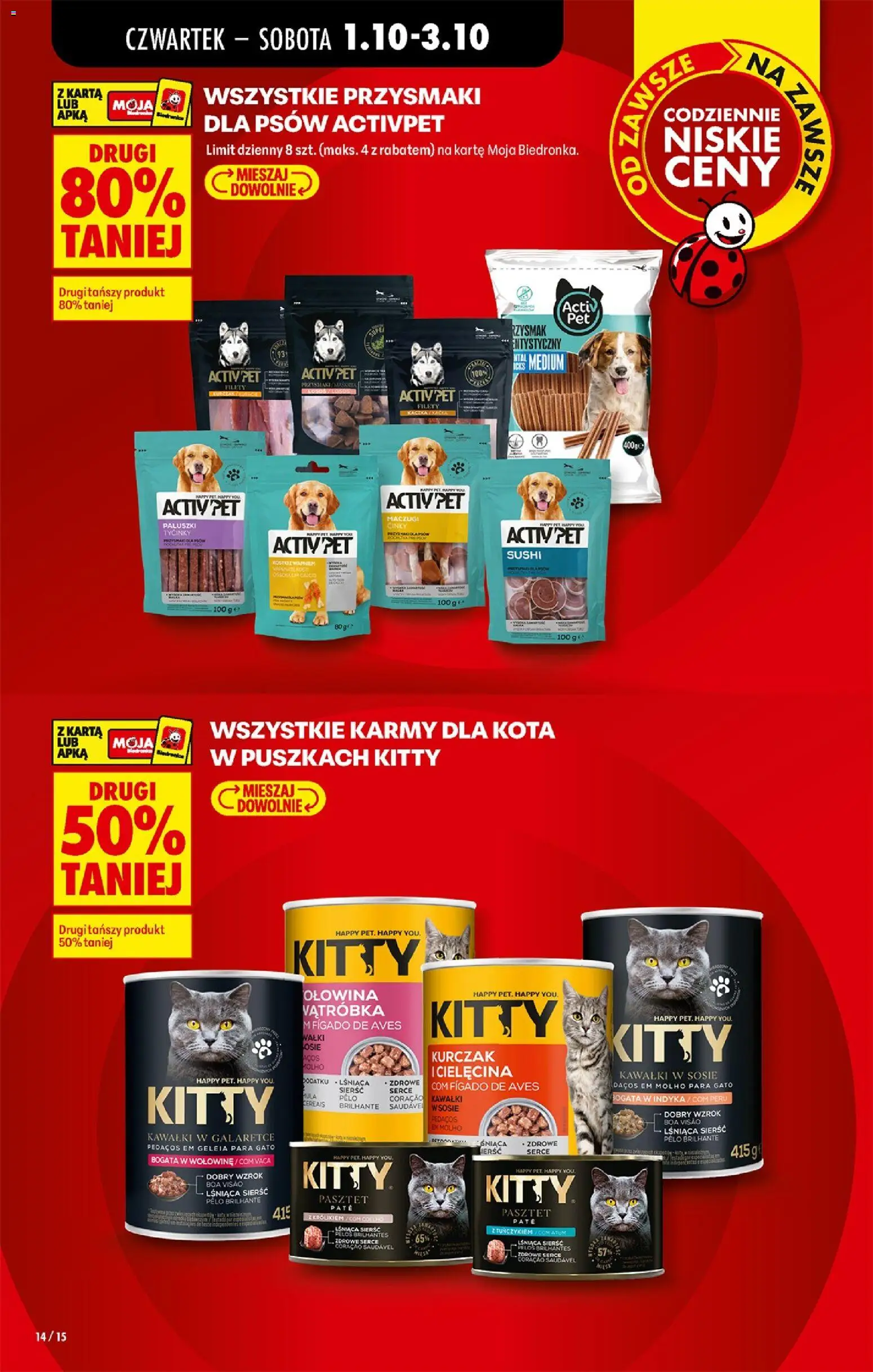 Biedronka Polsko leták - Codziennie niskie ceny od 01.10.2026 | Strana: 16 | Produkty: Činky, Tyčinky, Sushi