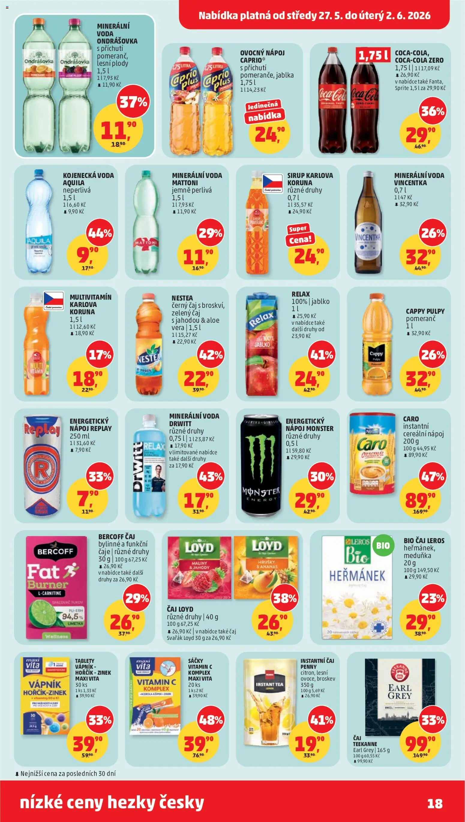 Penny Market leták od 27.05.2026 | Strana: 18 | Produkty: Vitamin c, Hořčík, Jablka, Drwitt