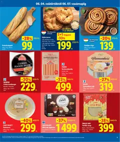 Fahéjas csiga, 120 g fahéjas csiga - amely érvényes a következő dátumtól: 04.06.2026 | Oldal: 3