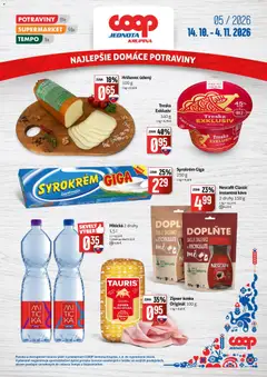 COOP Jednota leták platný od 14.10.2026