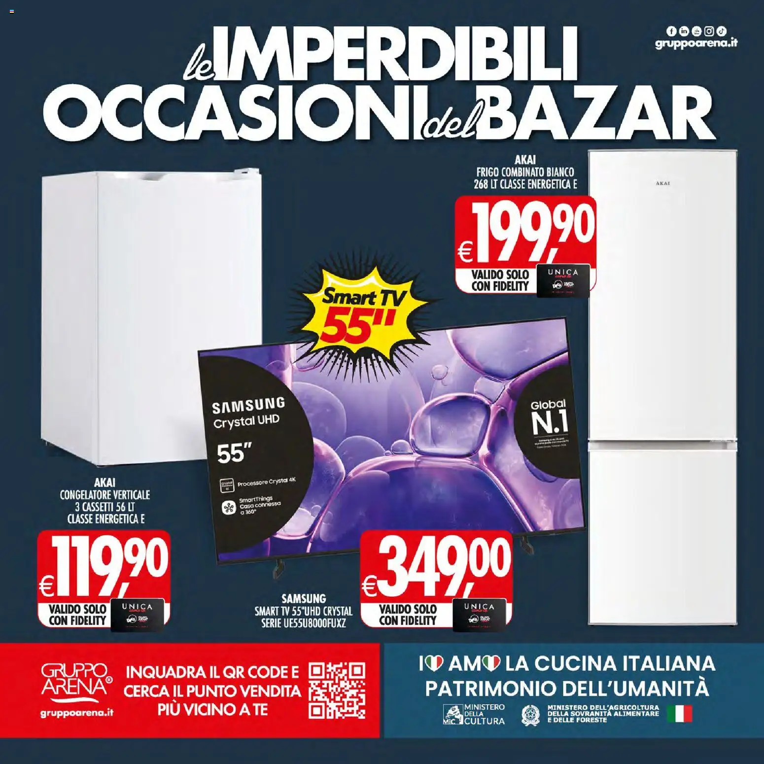 Volantino Decò del 30/06/2026 | Pagina: 44 | Prodotti: Tè, smart TV, TV, Samsung