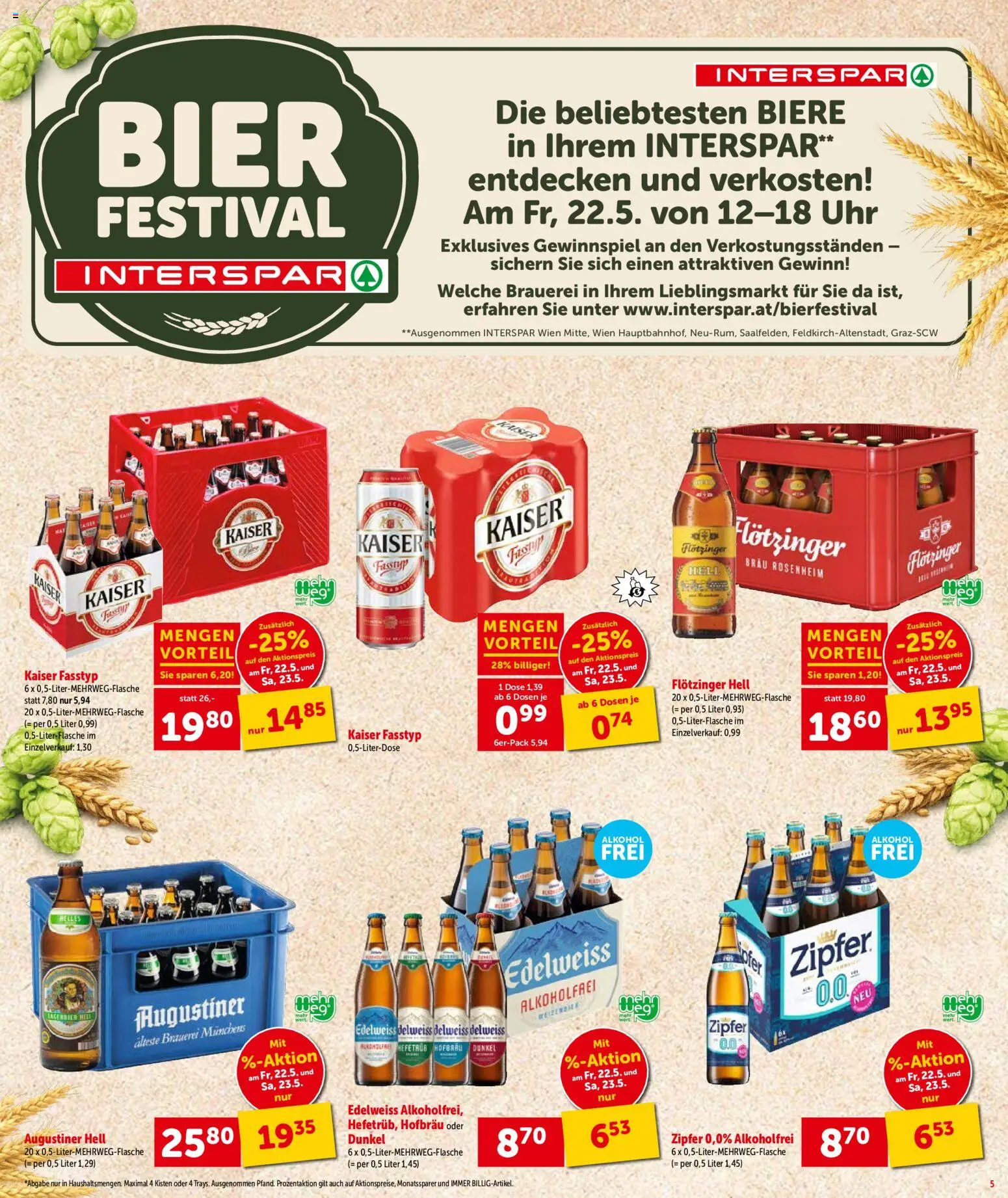 Interspar Flugblatt - Tirol gültig ab 21.05.2026 | Seite: 6 | Produkte: Uhr, Bier