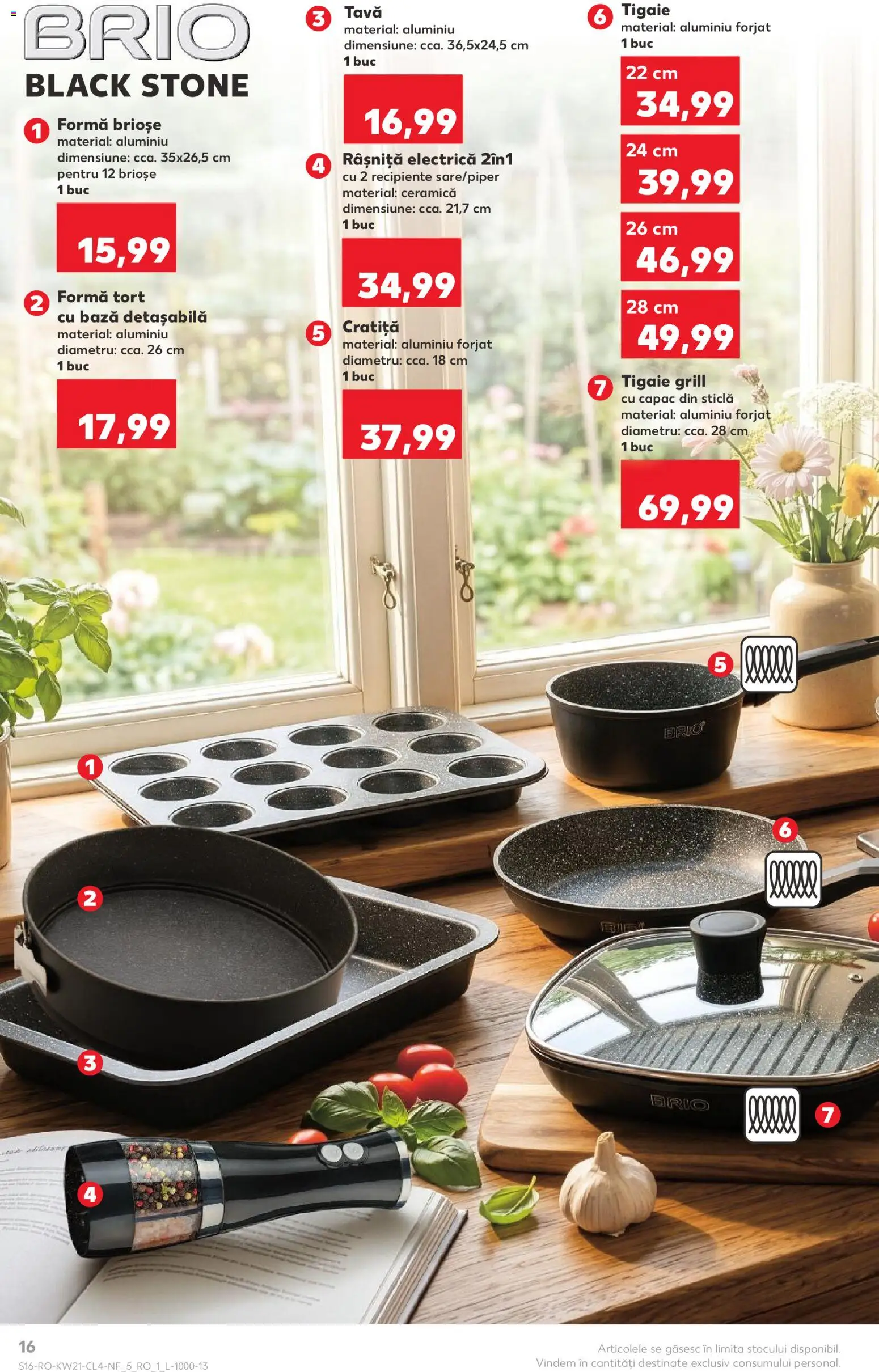 Noul catalog Kaufland – valabil de la 20.05.2026 | Pagină: 16 | Produse: Cratiță, Grill, Recipiente, Tort