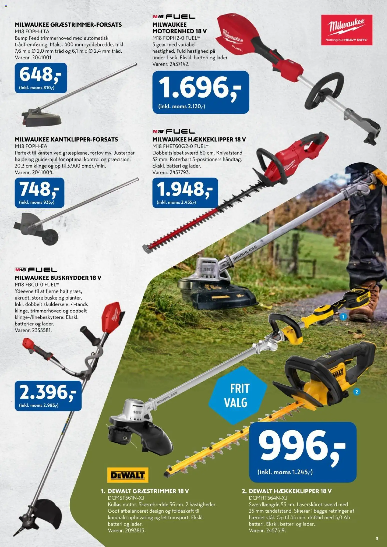 Davidsen tilbudsavis – gyldig fra 04.05.2026 | Side: 3 | Produkter: Batterier, Skærer, Batteri