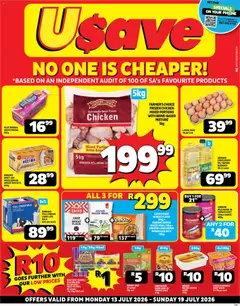 Usave specials catalogue – valid from 13/07/2026
