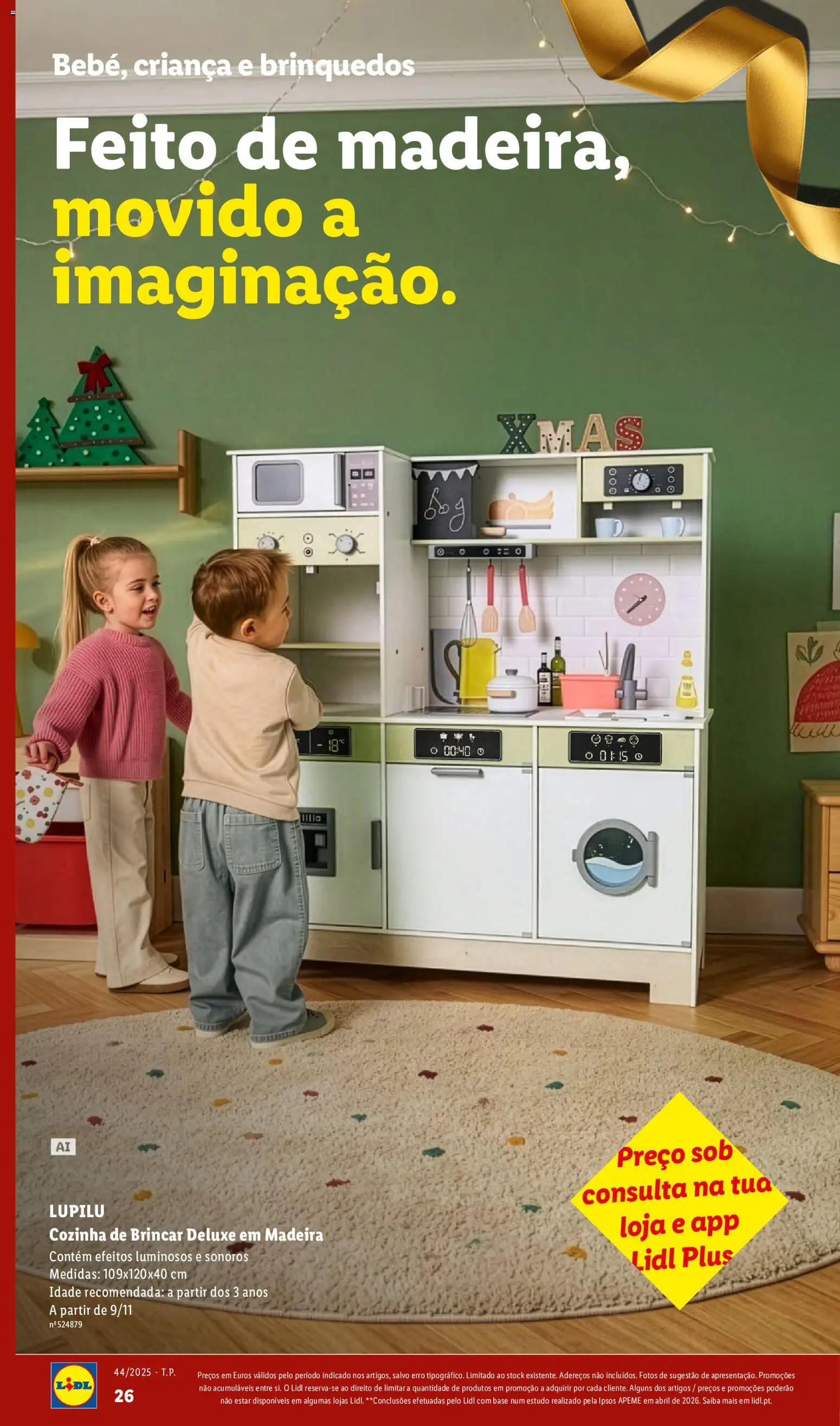 Lidl Folheto Especial Natal │ válido de 26/10/2026 | Página: 26 | Produtos: Cozinha de brincar, Base, Brinquedos