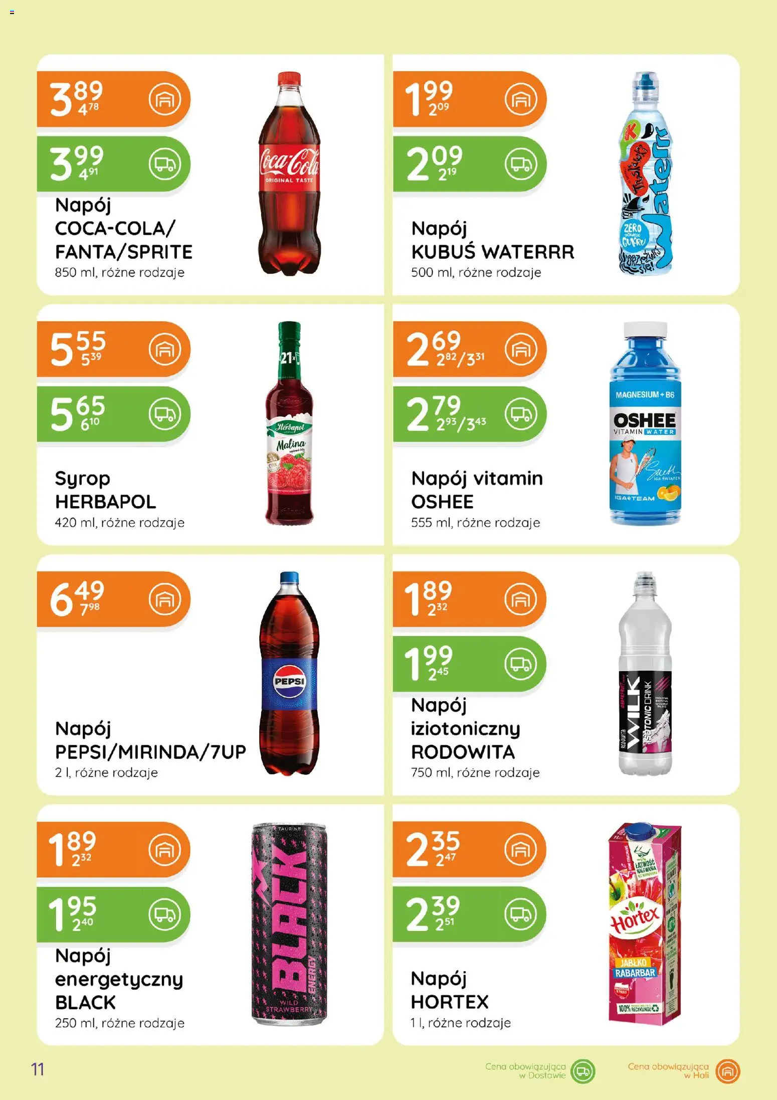 Eurocash gazetka - Ofensywa Spożywcza od 28.05.2026 | Strona: 11 | Produkty: Syrop, Malina
