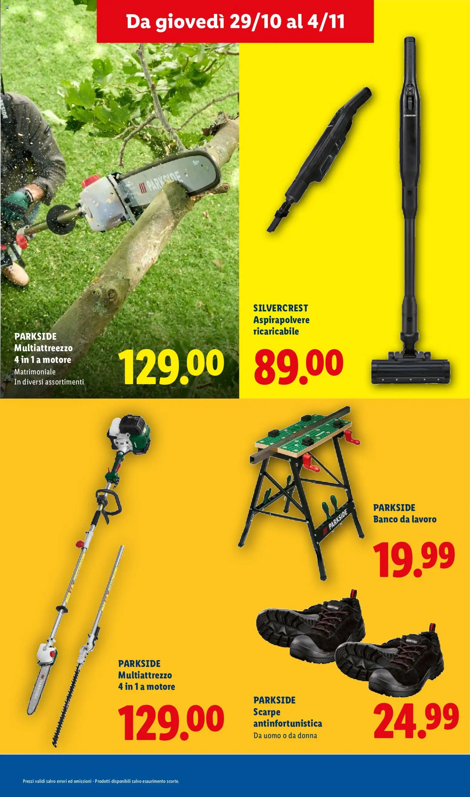 Volantino Lidl del 29/10/2026 | Pagina: 7 | Prodotti: Scarpe, Aspirapolvere