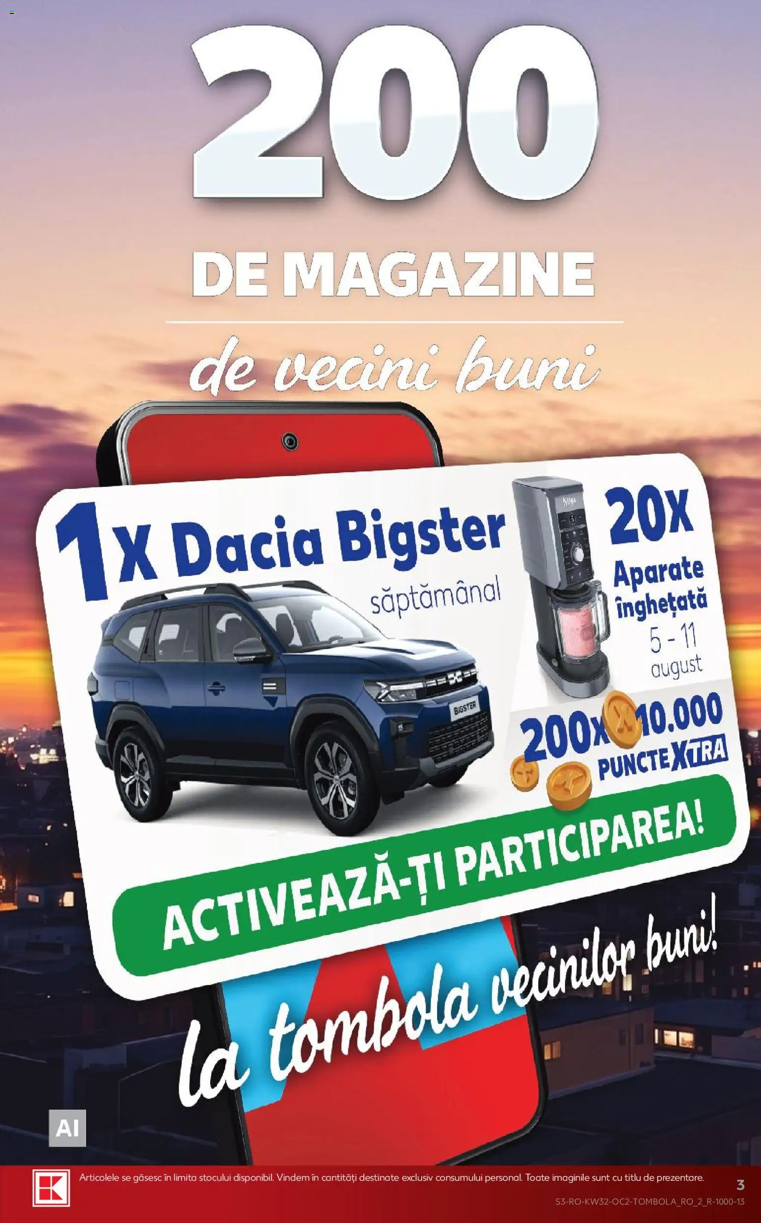 Noul catalog Kaufland – valabil de la 05.08.2026 | Pagină: 3 | Produse: Înghețată