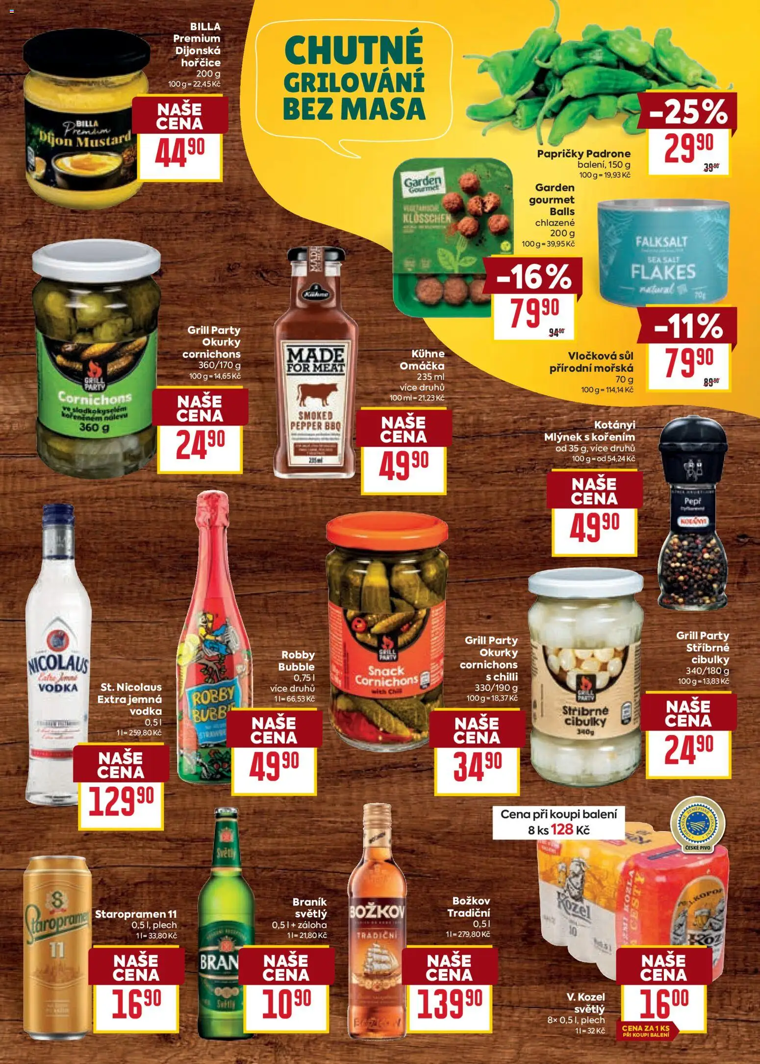 Billa Velký leták od 22.07.2026 | Strana: 17 | Produkty: Gourmet, Kozel, Božkov, Dijonská hořčice
