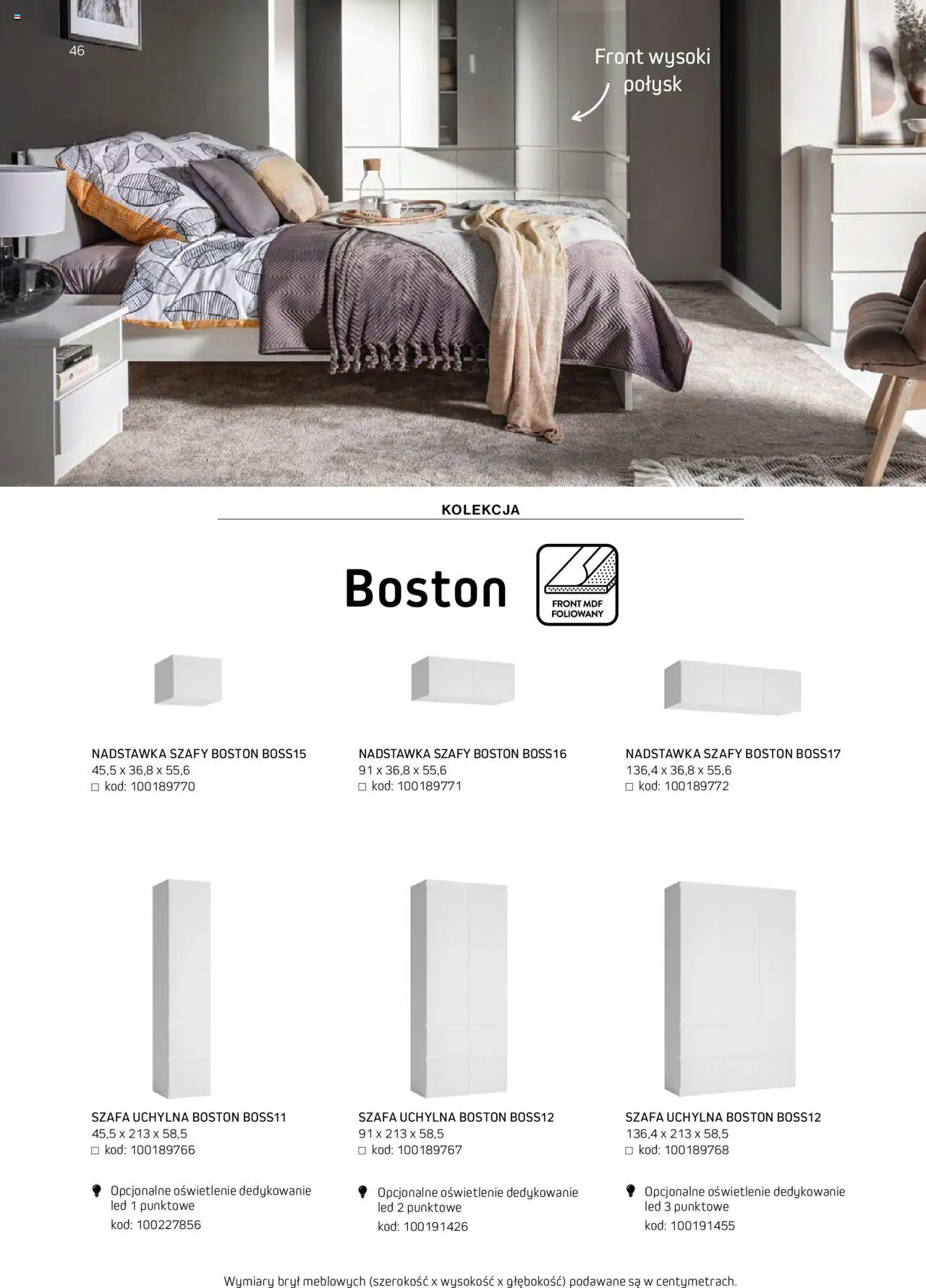 Komfort Gazetka - Katalog Meble od 01.09.2024 | Strona: 46 | Produkty: Szafa